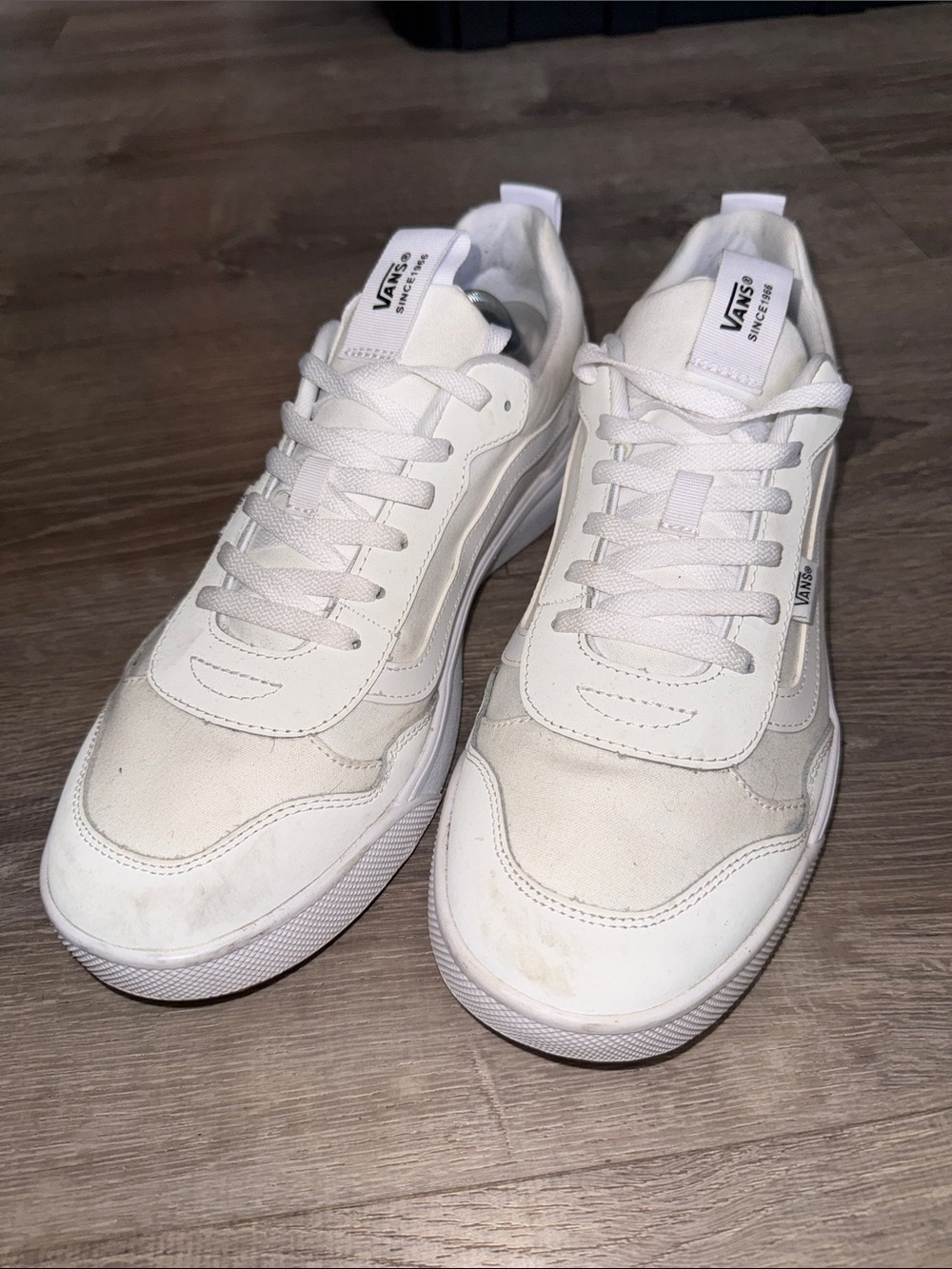 Vans White Low-Top Sneakers